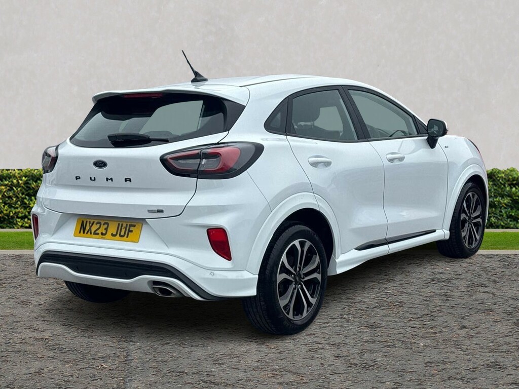 Ford Puma 1.0 Ecoboost Hybrid Mhev St-line Dct NX23JUF White #3