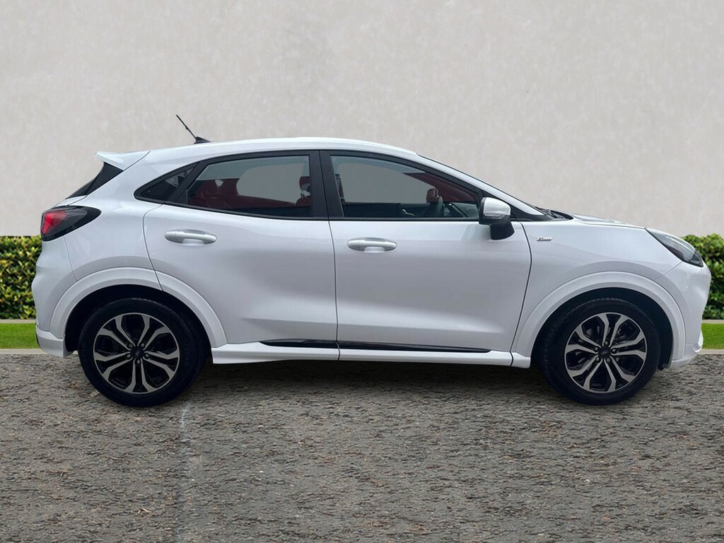 Ford Puma 1.0 Ecoboost Hybrid Mhev St-line Dct NX23JUF White #2