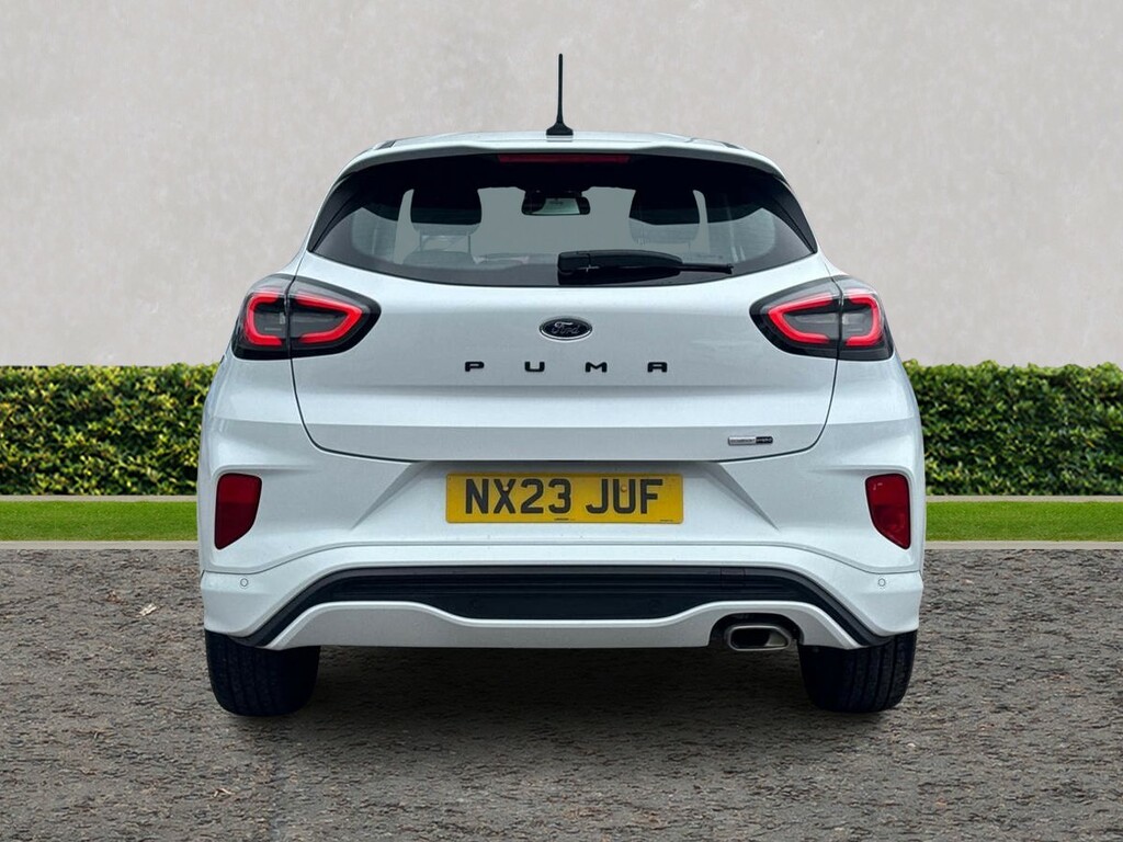 Ford Puma 1.0 Ecoboost Hybrid Mhev St-line Dct NX23JUF White #4