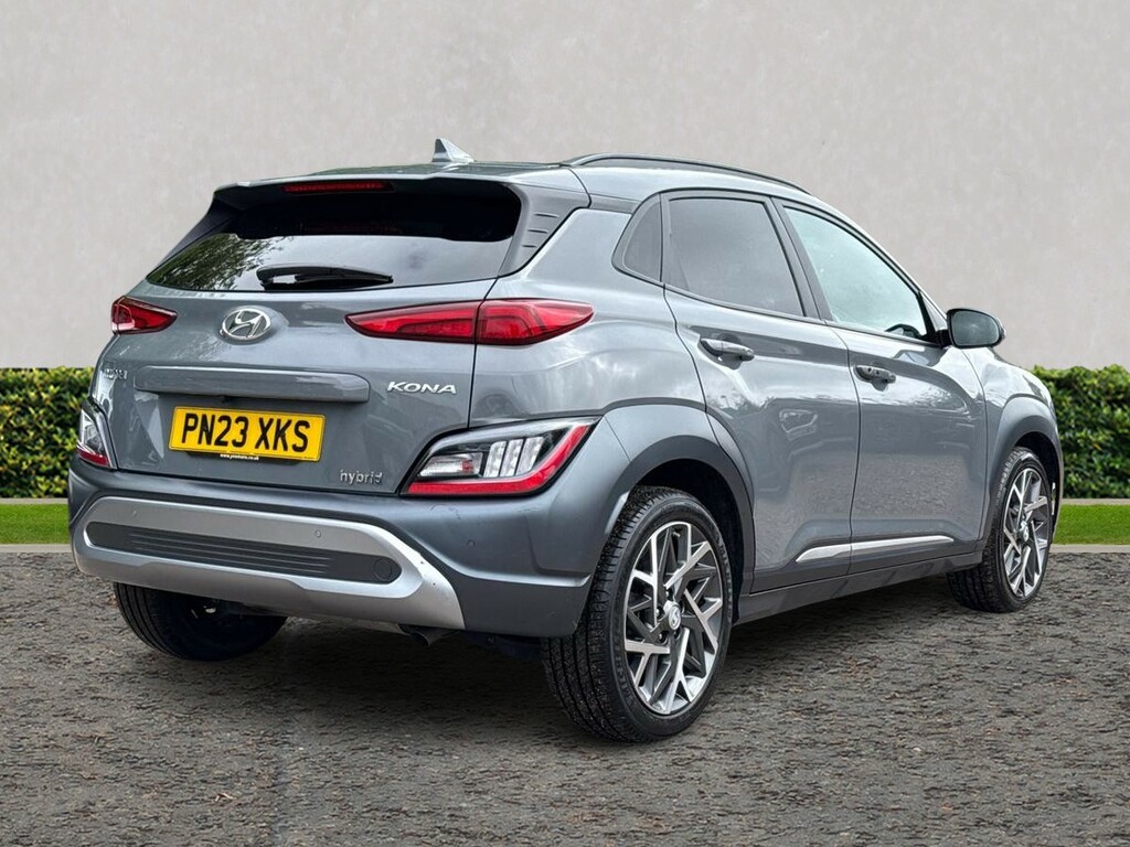 Hyundai Kona 1.6 Gdi Hybrid Premium Dct PN23XKS Grey #3