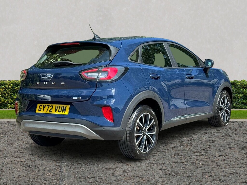Ford Puma 1.0 Ecoboost Hybrid Mhev 155 Titanium GY72VUM Blue #3