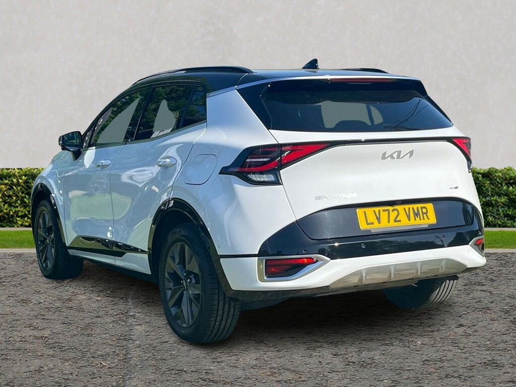 Kia Sportage 1.6T Gdi Hev Gt-line S LV72VMR White #5