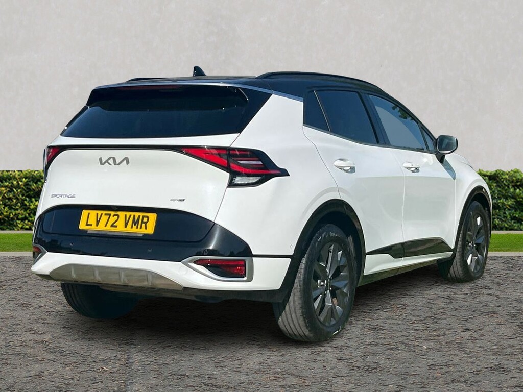 Kia Sportage 1.6T Gdi Hev Gt-line S LV72VMR White #3