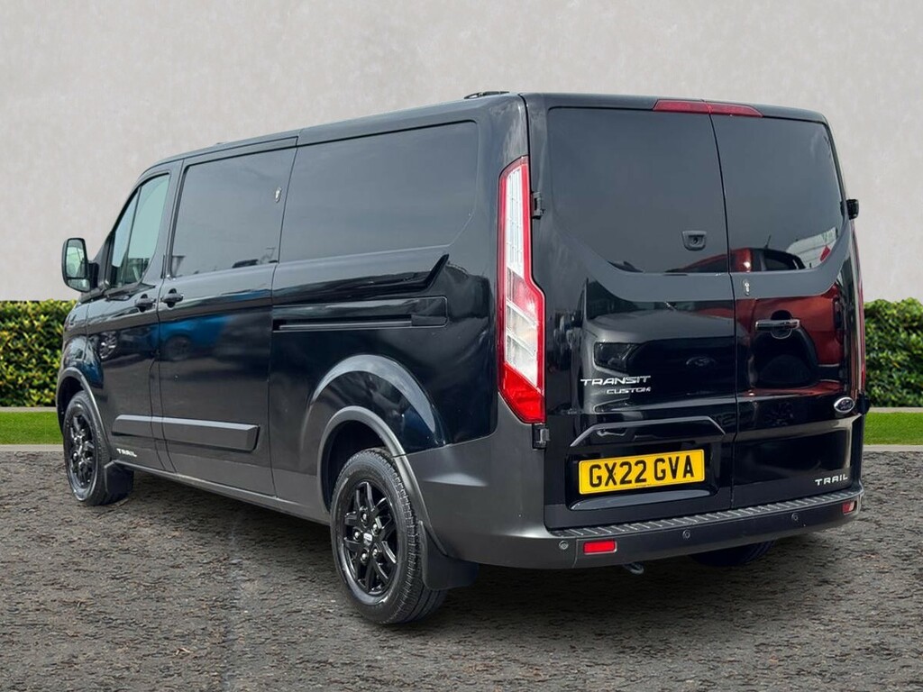 Ford Transit Custom 2.0 Ecoblue 170Ps Low Roof Trail Van GX22GVA Black #5