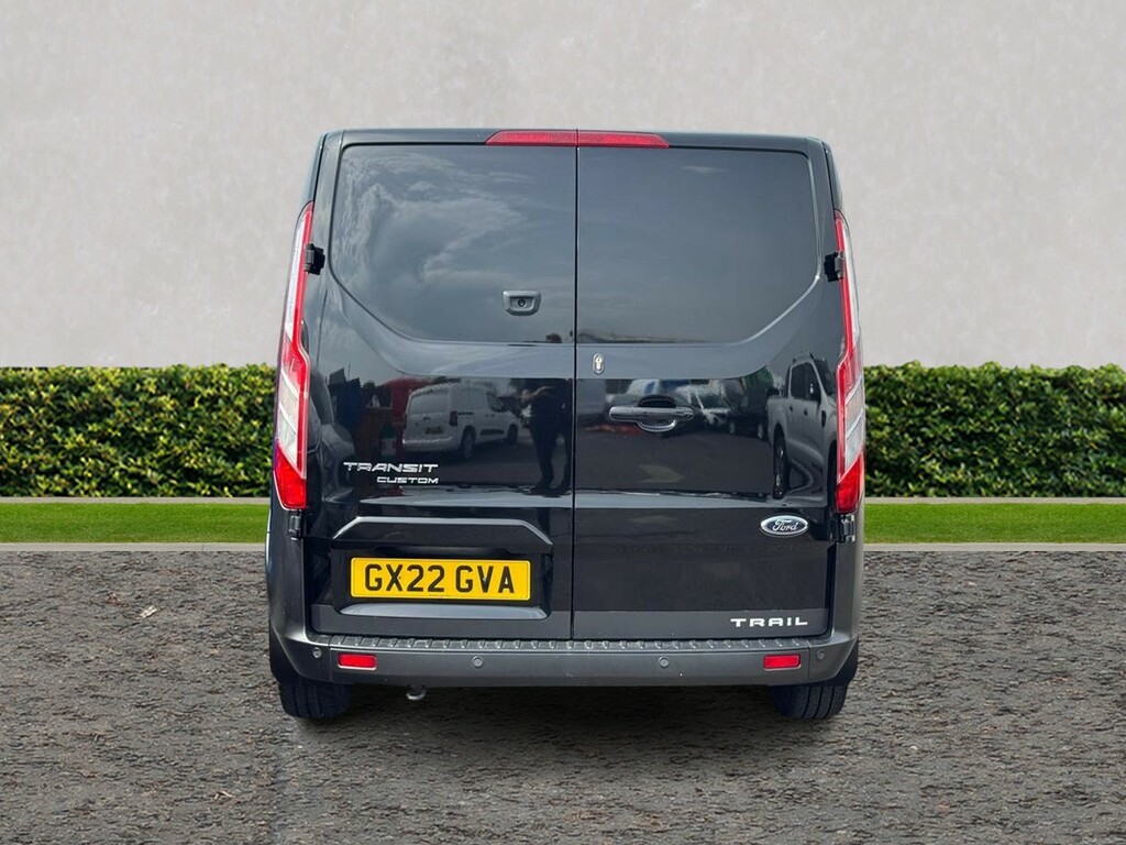 Ford Transit Custom 2.0 Ecoblue 170Ps Low Roof Trail Van GX22GVA Black #4
