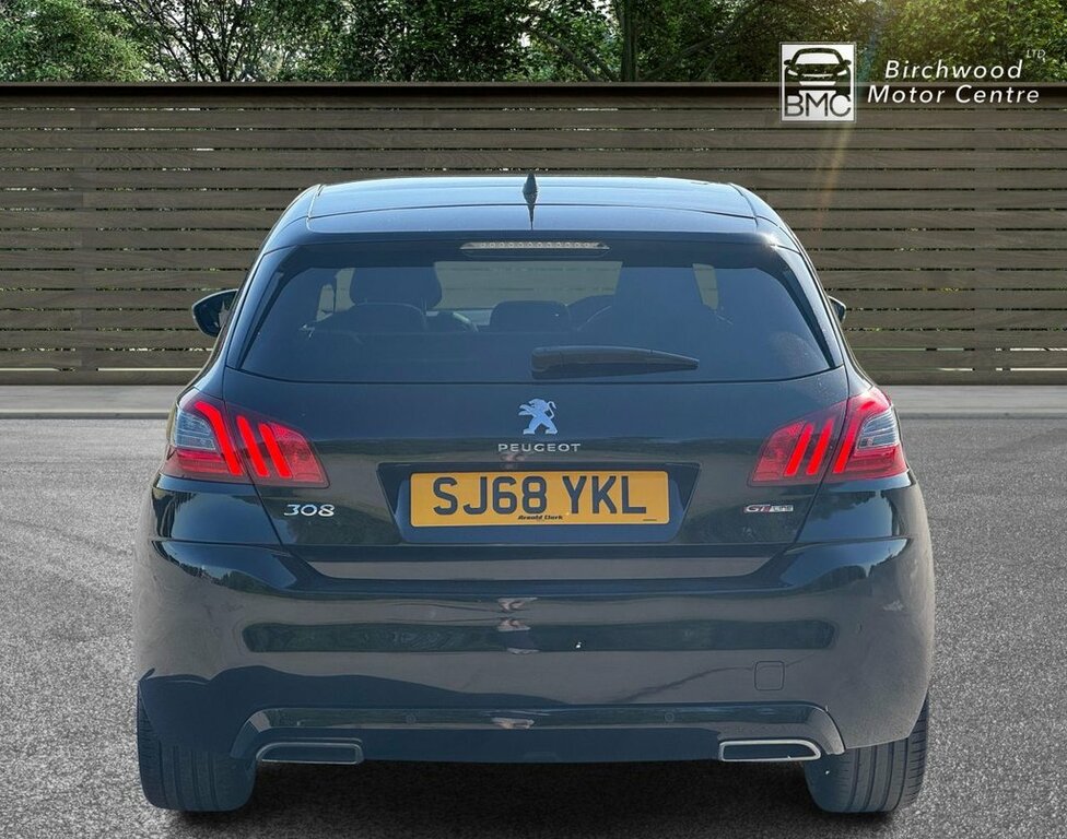 Peugeot 308 1.2L Gt Line SJ68YKL Black #6