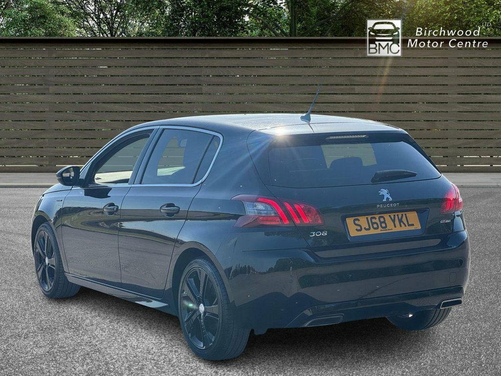 Peugeot 308 1.2L Gt Line SJ68YKL Black #5
