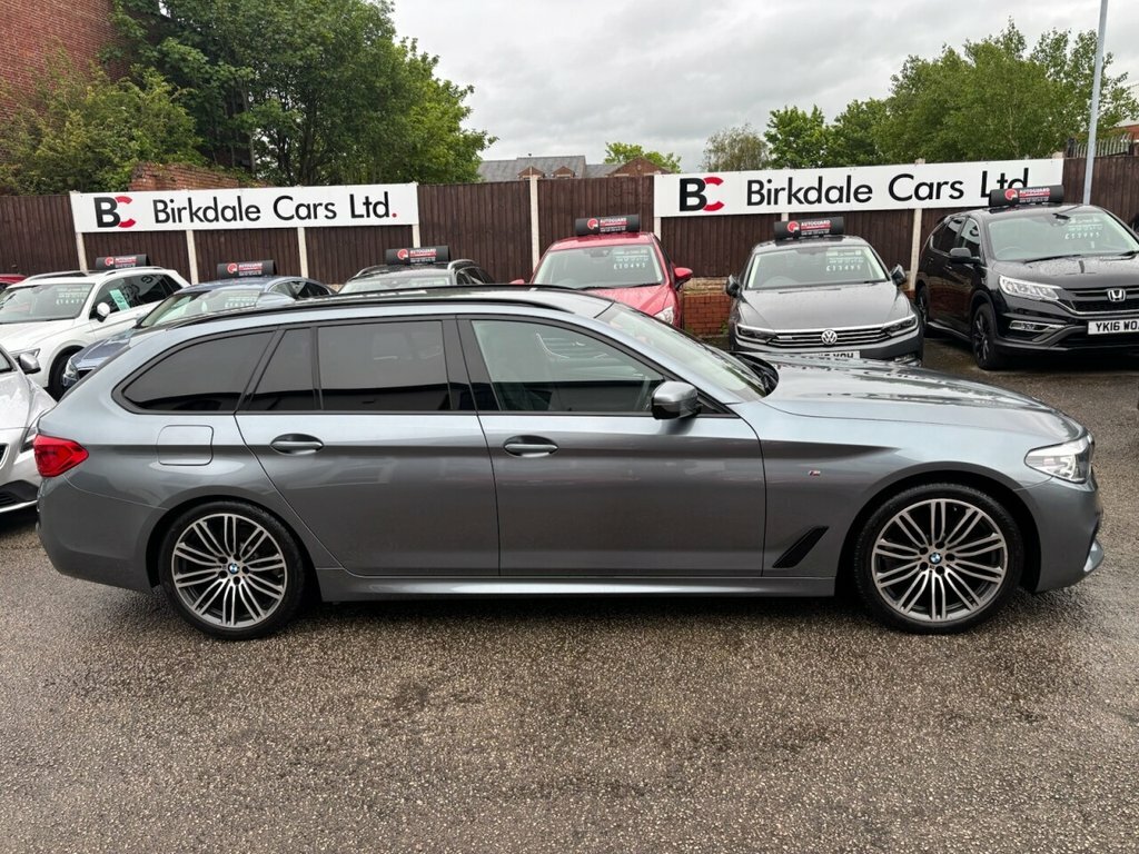 BMW 5 Series 2L M Sport SO68EUL Blue #2