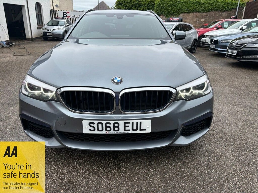 BMW 5 Series 2L M Sport SO68EUL Blue #4