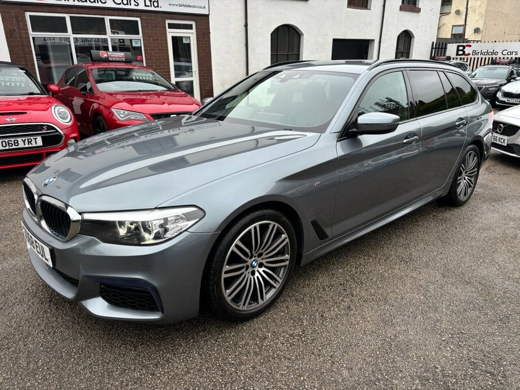 BMW 5 Series 2L M Sport SO68EUL Blue #3