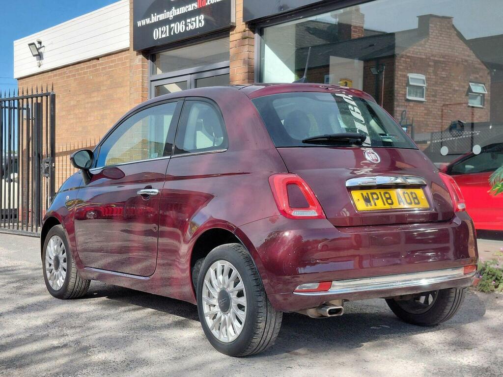 Fiat 500 Hatchback 1.2 Lounge Euro 6 Ss 201818 WP18AOB Red #4