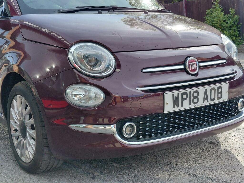 Fiat 500 Hatchback 1.2 Lounge Euro 6 Ss 201818 WP18AOB Red #2