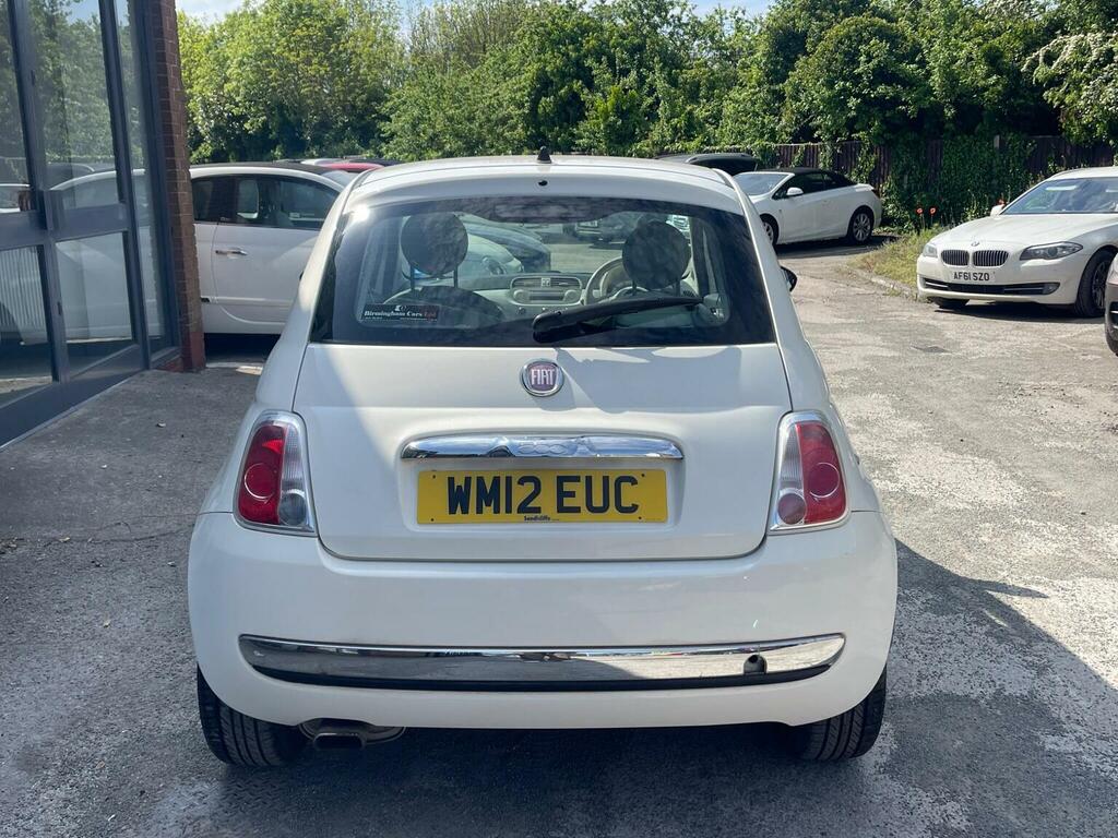 Fiat 500 Hatchback 1.2 Lounge Euro 5 Ss 201212 WM12EUC White #6