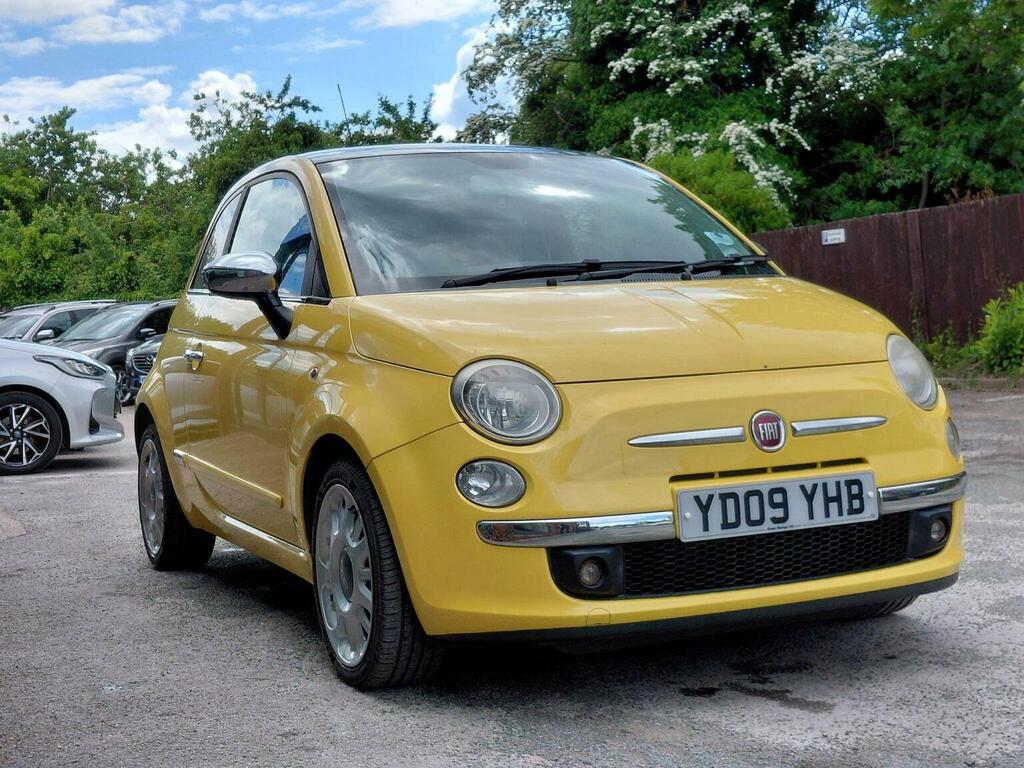 Fiat 500 Hatchback 1.4 Sport Euro 4 200909 Yellow #2