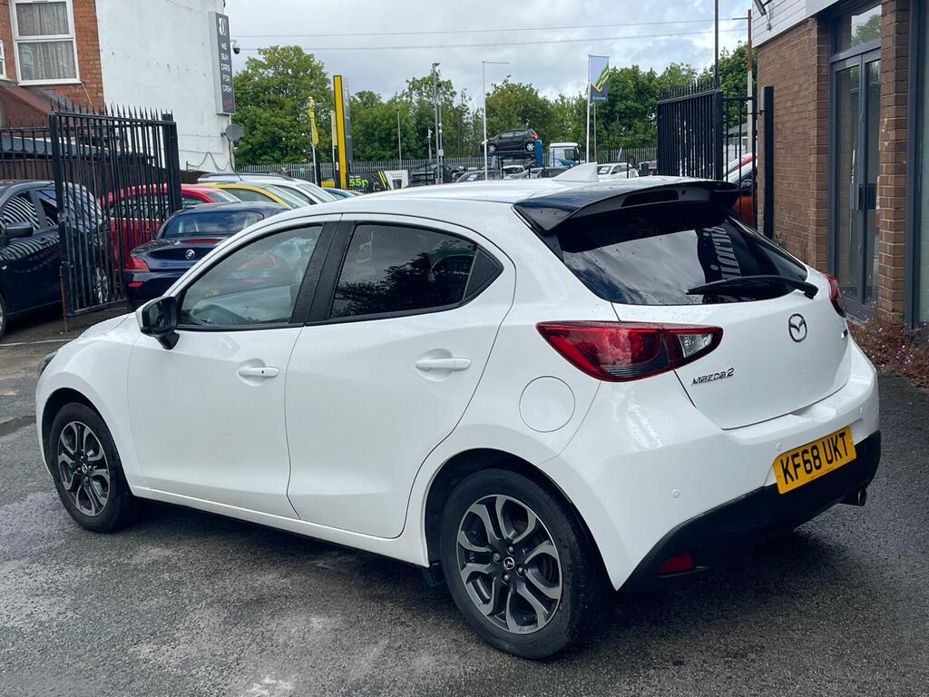 Mazda 2 Hatchback 1.5 Skyactiv-g Sport Nav Euro 6 Ss 5 KF68UKT White #5