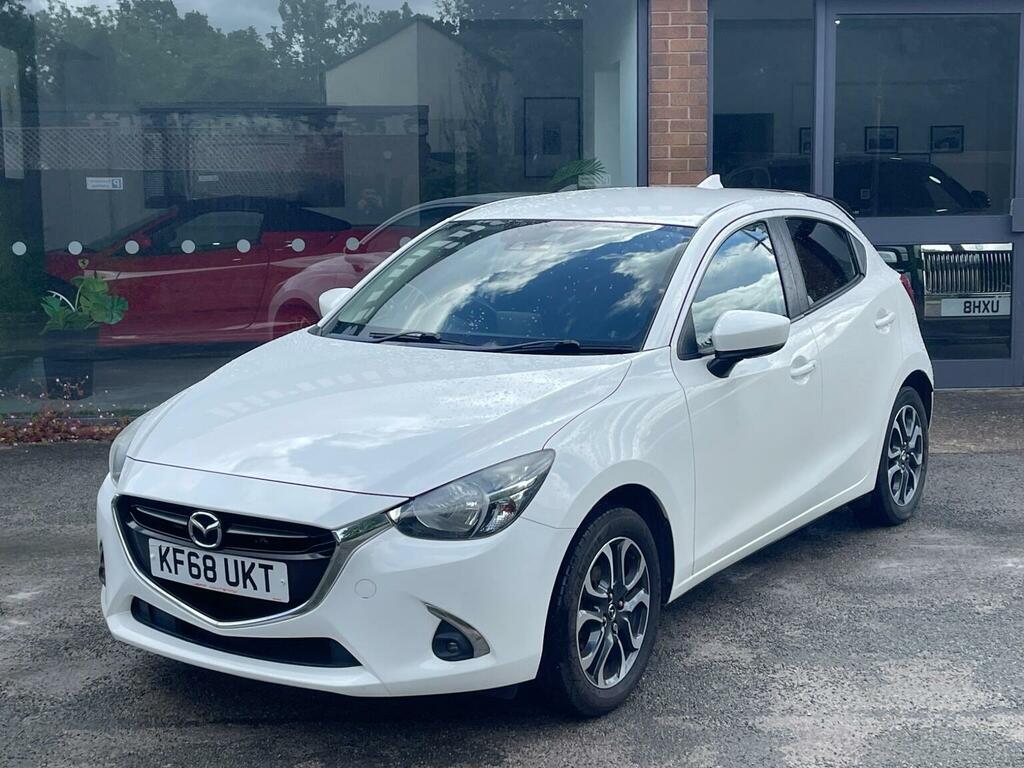 Mazda 2 Hatchback 1.5 Skyactiv-g Sport Nav Euro 6 Ss 5 KF68UKT White #3