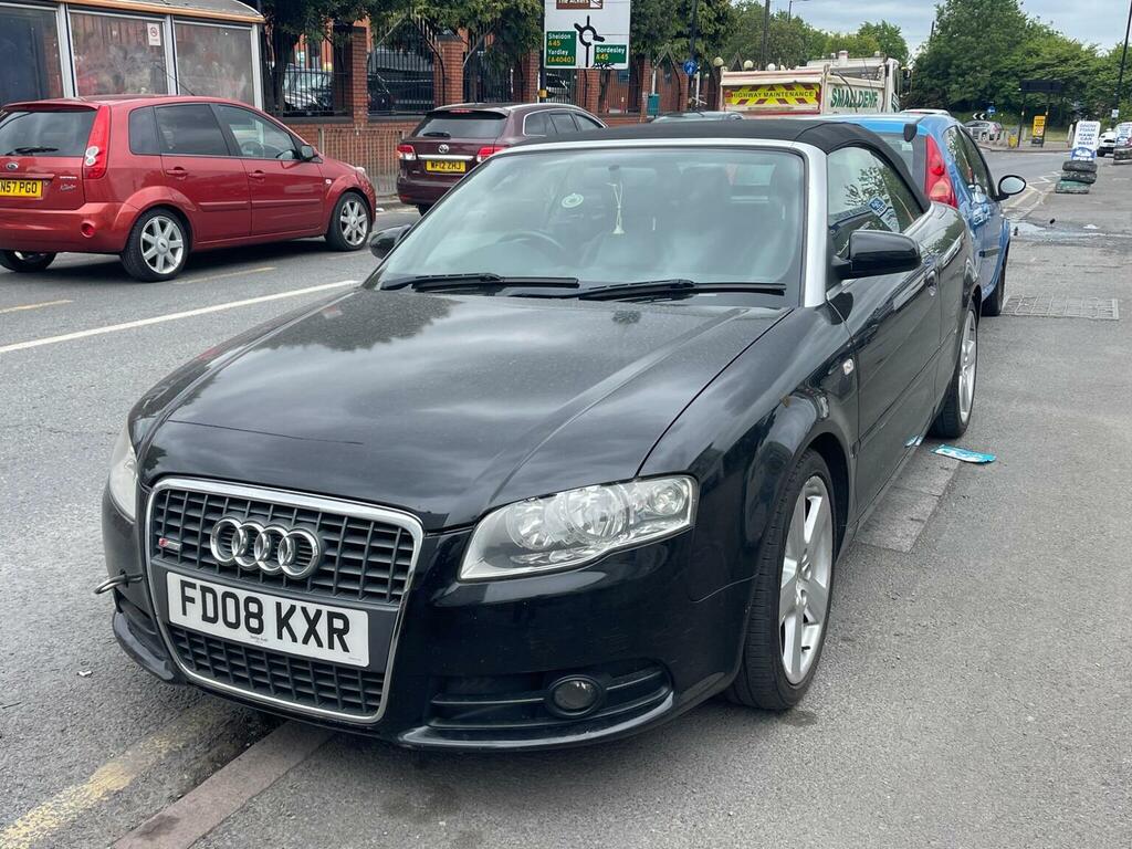 Audi A4 Cabriolet 2.0 Tfsi S Line Special Edition Black #1