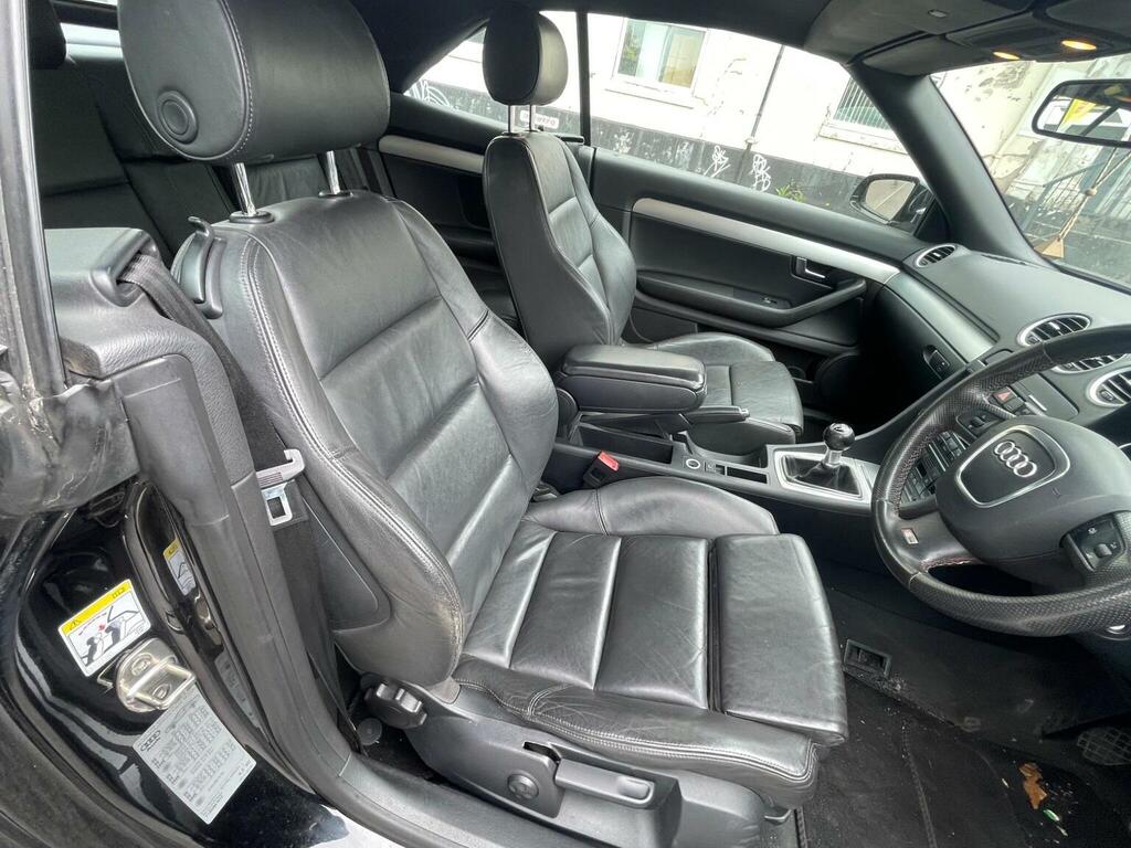 Audi A4 Cabriolet 2.0 Tfsi S Line Special Edition Black #7