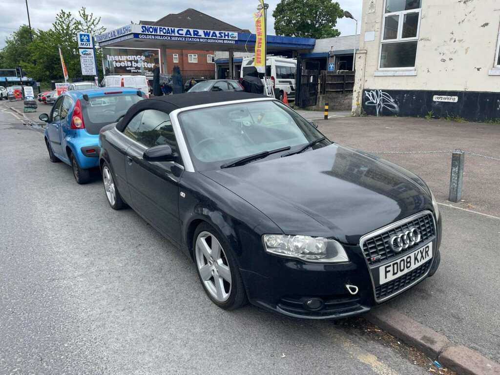 Audi A4 Cabriolet 2.0 Tfsi S Line Special Edition Black #12