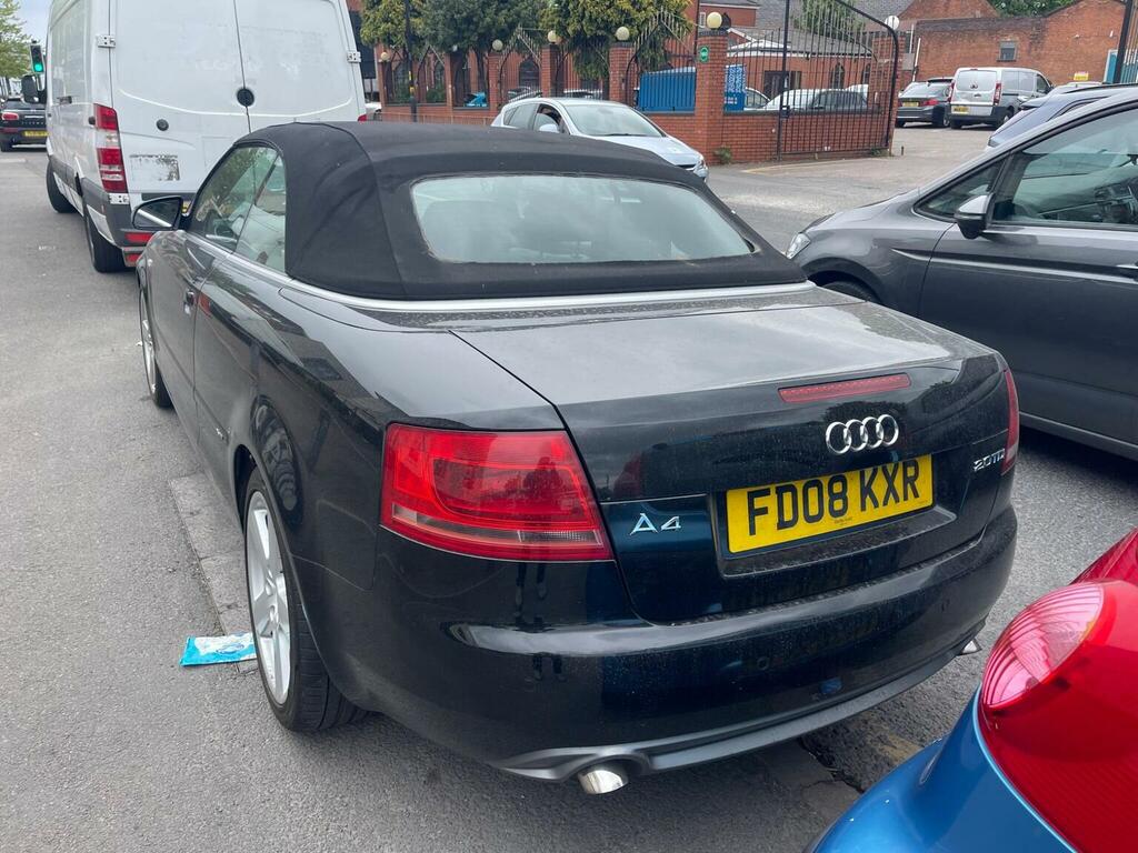 Audi A4 Cabriolet 2.0 Tfsi S Line Special Edition Black #4