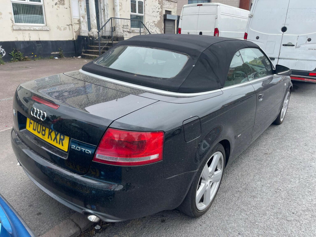 Audi A4 Cabriolet 2.0 Tfsi S Line Special Edition Black #11