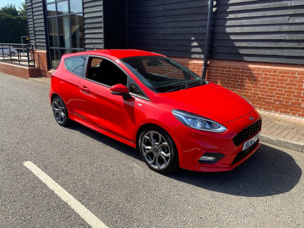 Ford Fiesta 1.0T Ecoboost St-line Hatchback Red