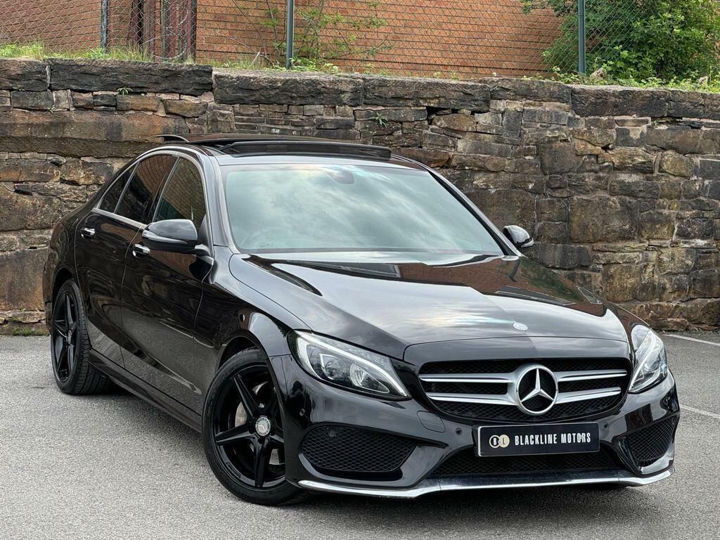 Mercedes-Benz C Class 2.1 C220d Amg Line Premium 7G-tronic Euro 6 S Black