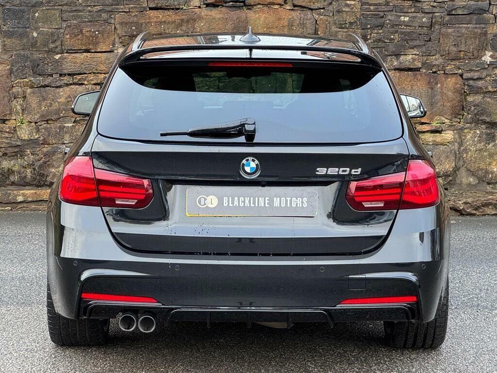 BMW 3 Series 2.0 320D M Sport Shadow Edition Touring Euro Black #6