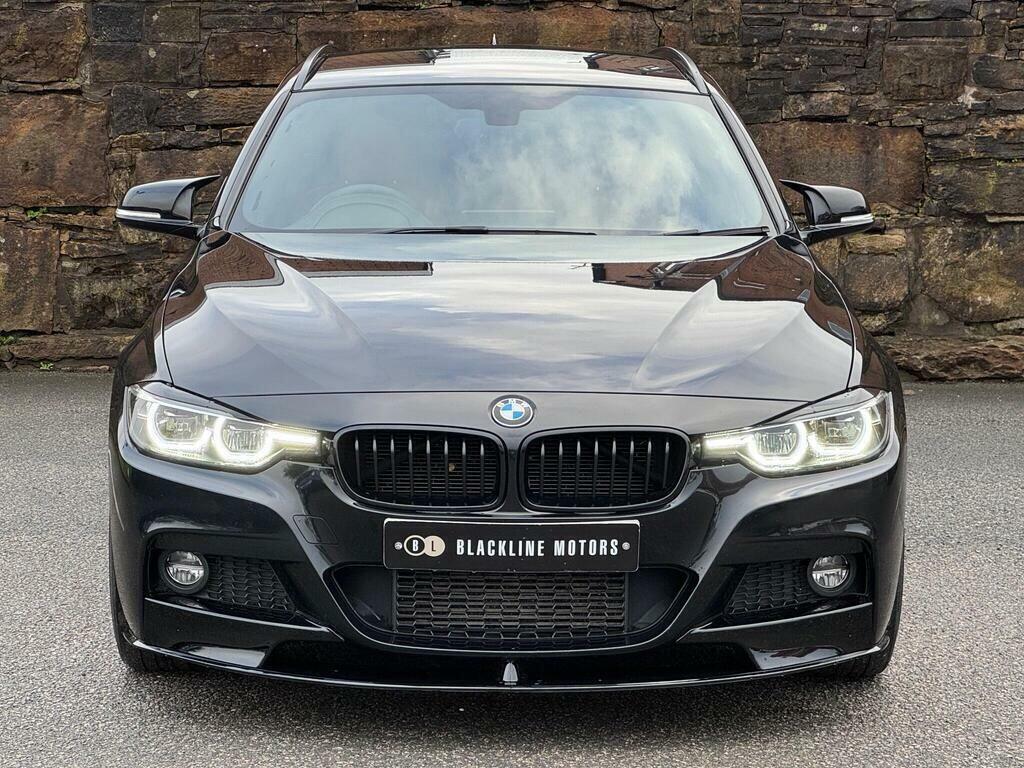 BMW 3 Series 2.0 320D M Sport Shadow Edition Touring Euro Black #2