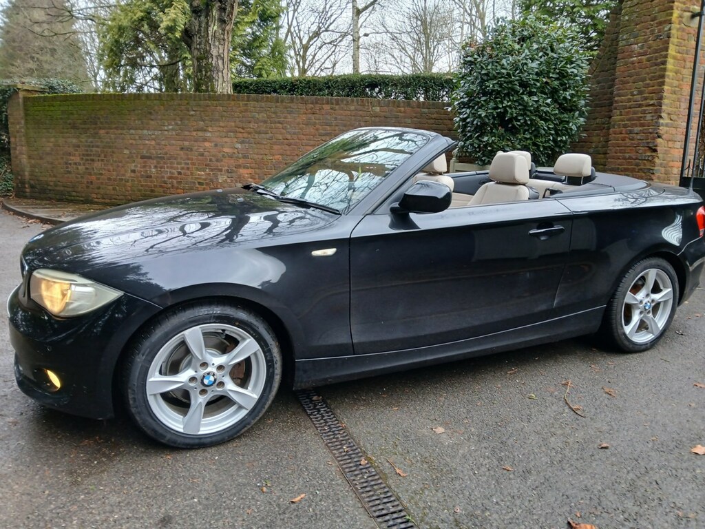 BMW 1 Series 118I Sport Convertible Ulez BT11LZP Black #5