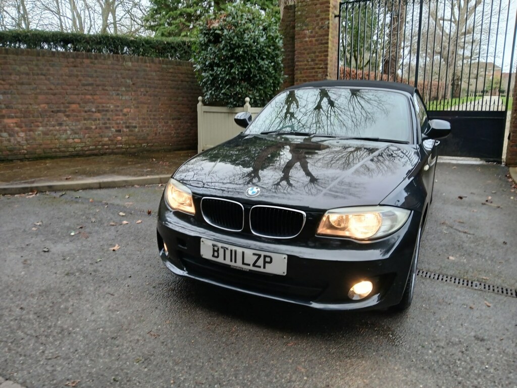 BMW 1 Series 118I Sport Convertible Ulez BT11LZP Black #2