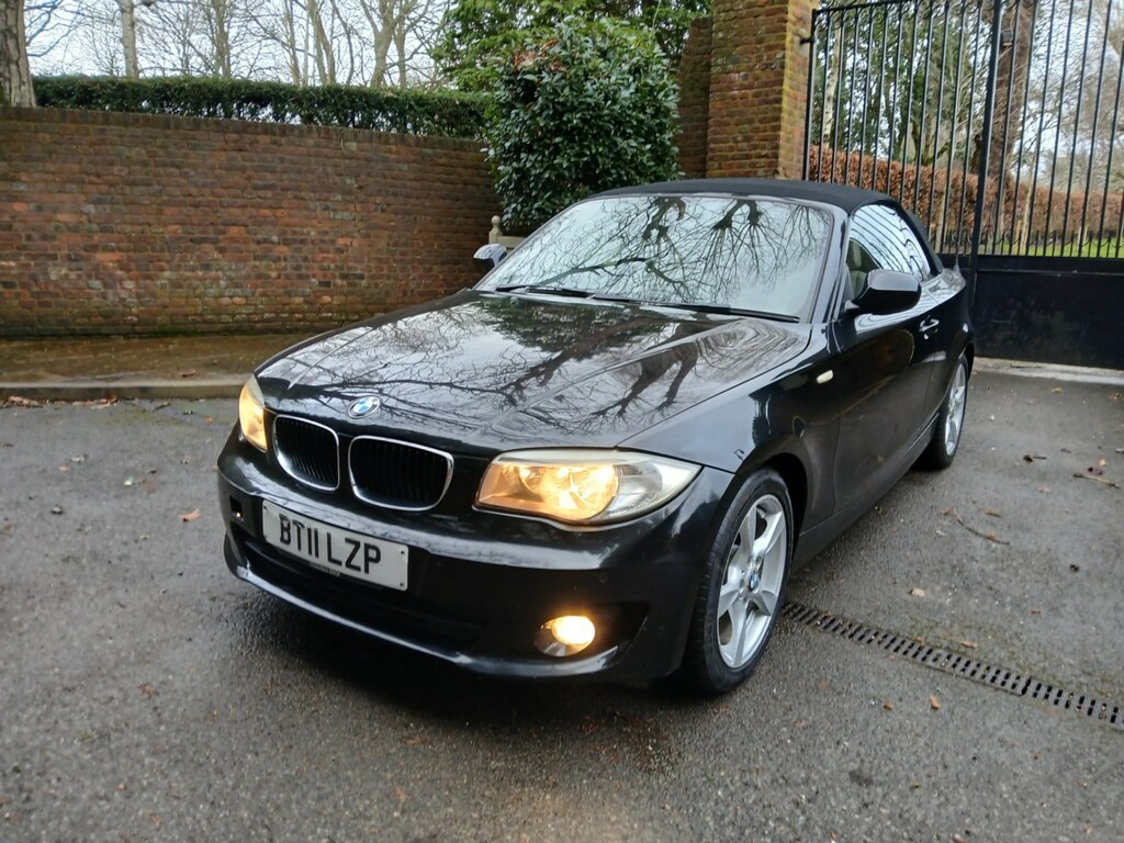 BMW 1 Series 118I Sport Convertible Ulez BT11LZP Black #3