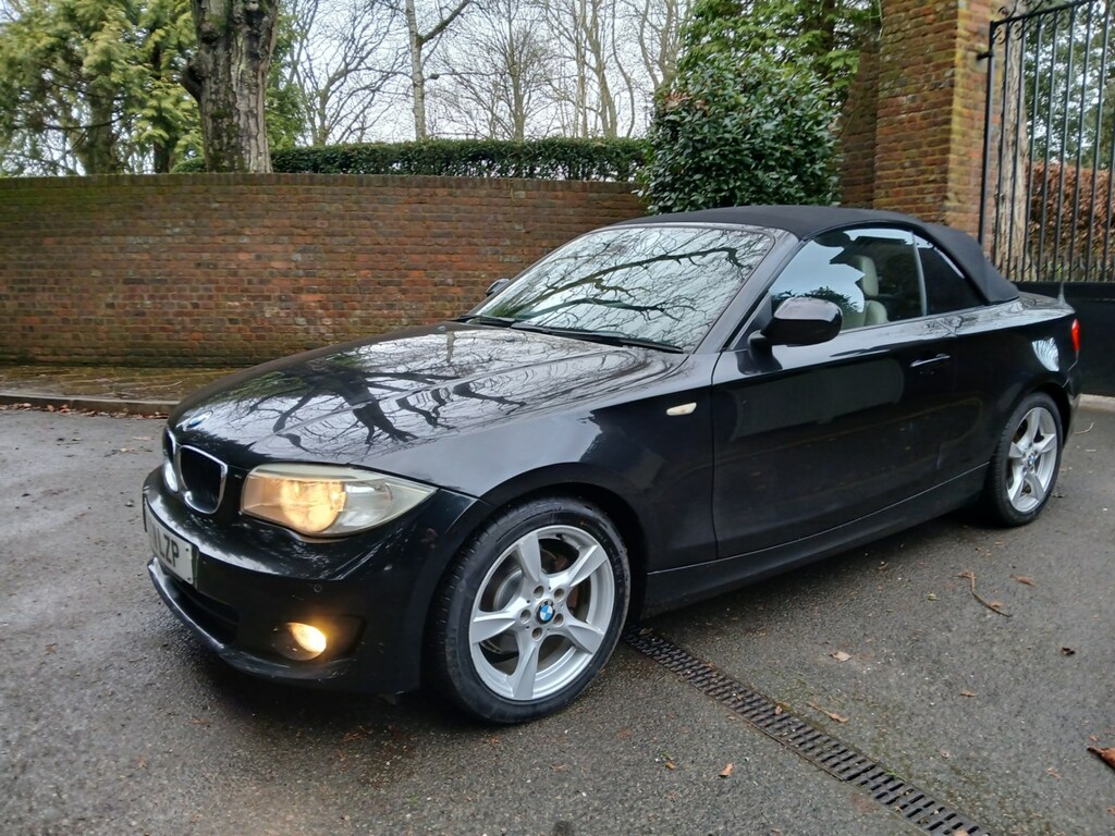 BMW 1 Series 118I Sport Convertible Ulez BT11LZP Black #4