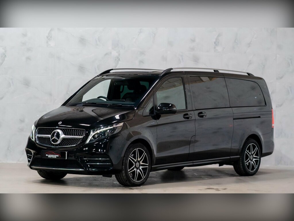 Mercedes-Benz V Class 2.0 V300d Amg Line G-tronic Euro 6 Ss Xlwb Black #3