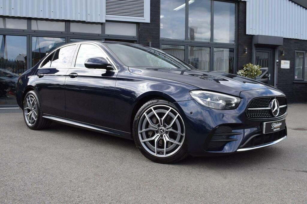 Mercedes-Benz E Class Saloon 2.0 E200h Mhev Amg Line Premium G-tronic FX23PKC Blue #3