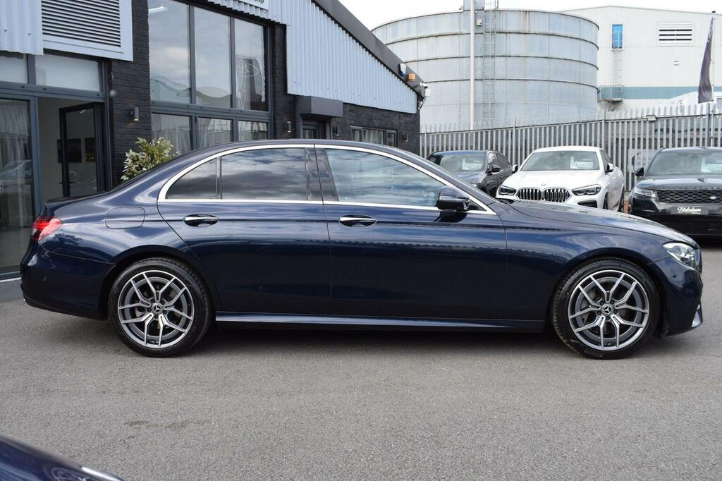 Mercedes-Benz E Class Saloon 2.0 E200h Mhev Amg Line Premium G-tronic FX23PKC Blue #4