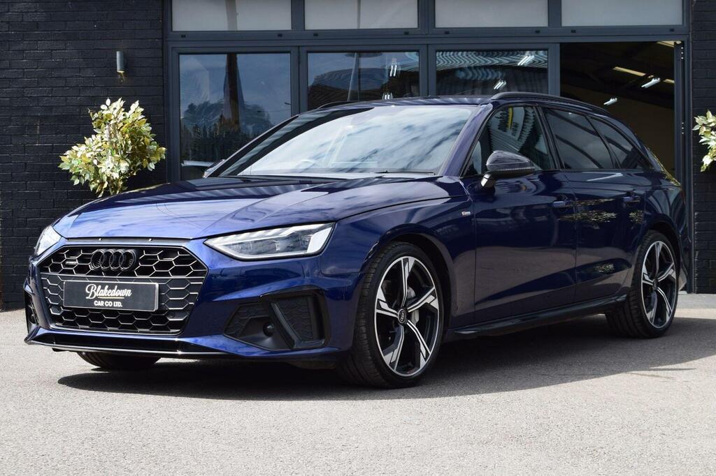 Audi A4 Avant Estate 2.0 Tdi 40 Black Edition S Tronic Quattro E Blue