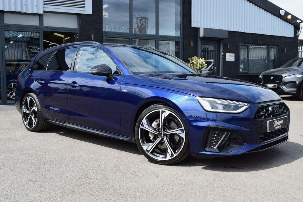 Audi A4 Avant Estate 2.0 Tdi 40 Black Edition S Tronic Quattro E Blue #3