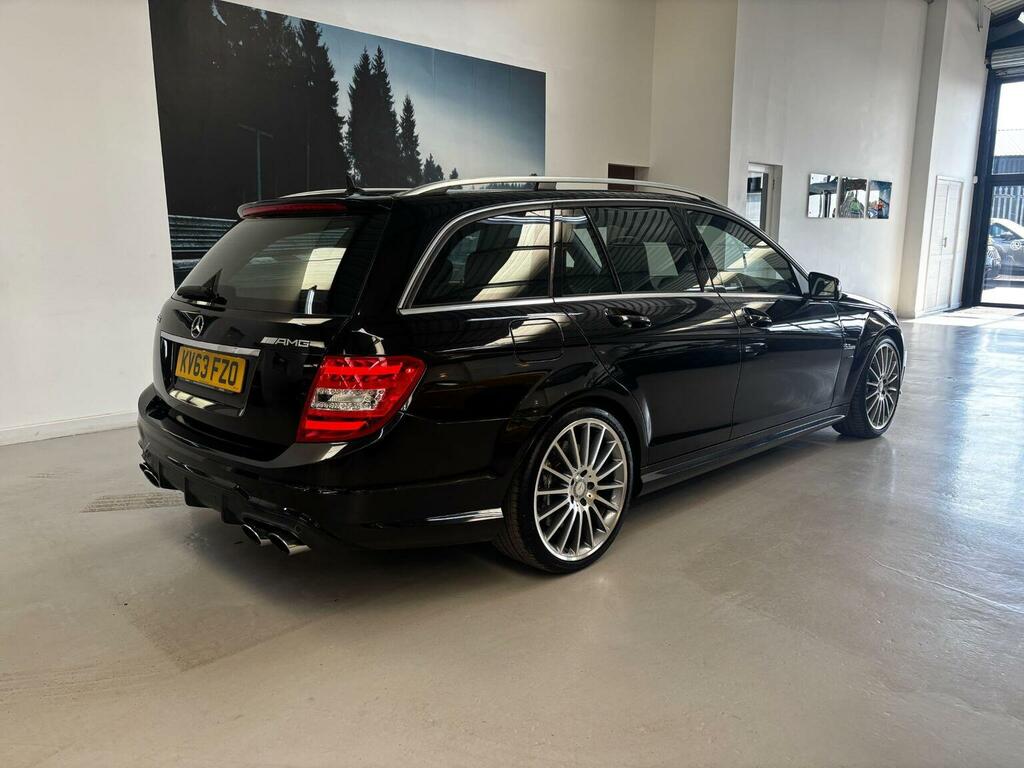 Mercedes-Benz C Class Estate 6.3 C63 V8 Amg Spds Mct Euro 5 201363 Black #3