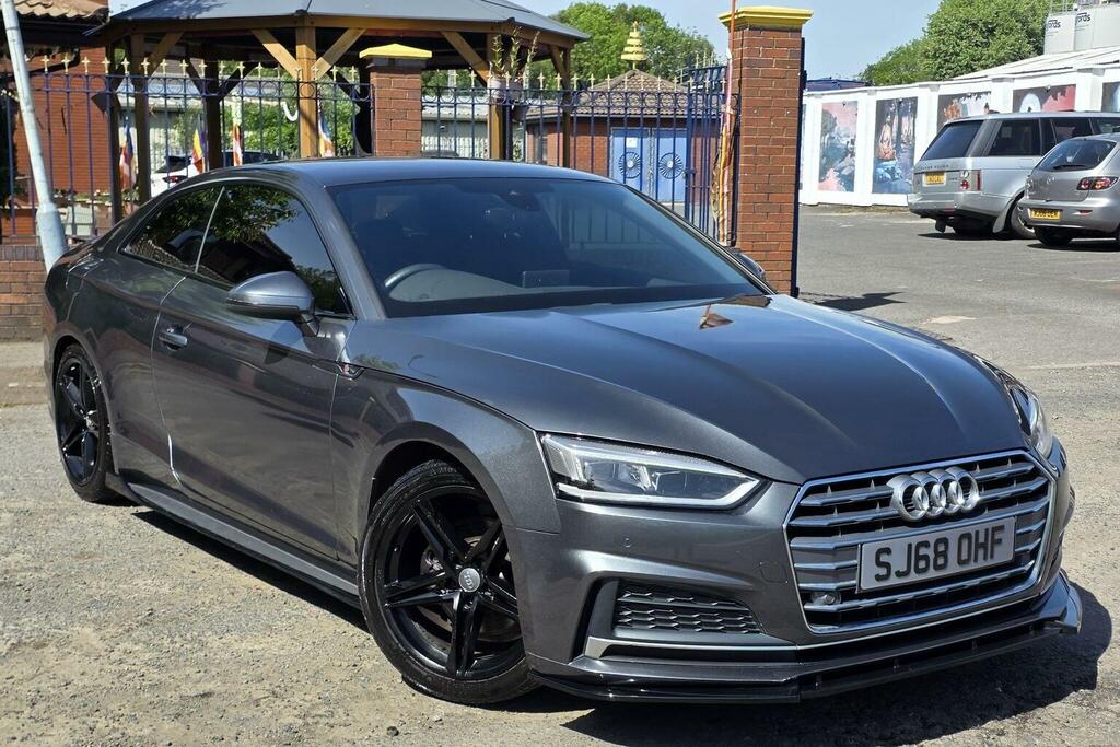 Audi A5 1.4 Tfsi S Line S Tronic Euro 6 Ss 2018 SJ68OHF Grey #2