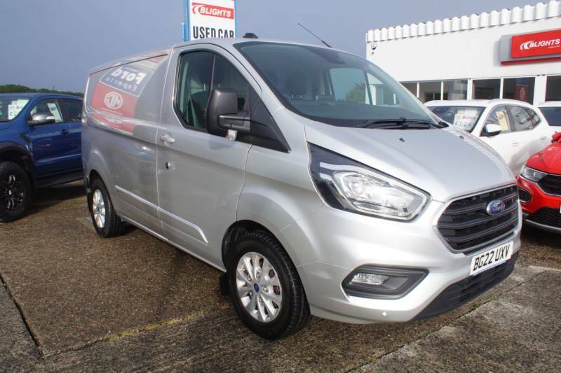 Ford Transit Custom 2.0 Ecoblue 130Ps Low Roof Limited Van - 2022 22 Silver