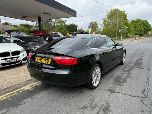 Audi A5 2.0 Tdi Se Technik Sportback Multitroni D18AUG Black #4