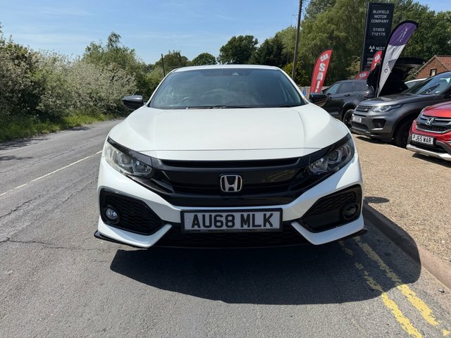Honda Civic 1.0 Vtec Turbo Sport Line Hatchback Man AU68MLK White #4