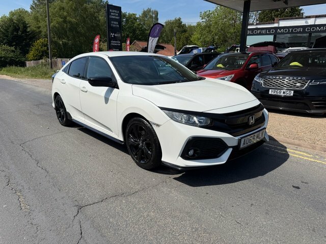 Honda Civic 1.0 Vtec Turbo Sport Line Hatchback Man AU68MLK White #2