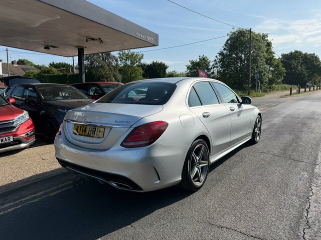 Mercedes-Benz C Class 2.1 C220 Bluetec Amg Line Saloon G-tron KT14HRD Silver #4