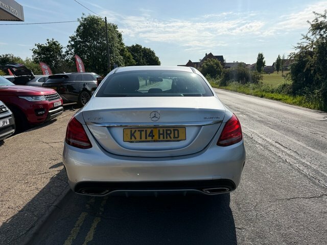 Mercedes-Benz C Class 2.1 C220 Bluetec Amg Line Saloon G-tron KT14HRD Silver #5