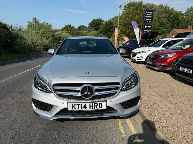 Mercedes-Benz C Class 2.1 C220 Bluetec Amg Line Saloon G-tron KT14HRD Silver #2