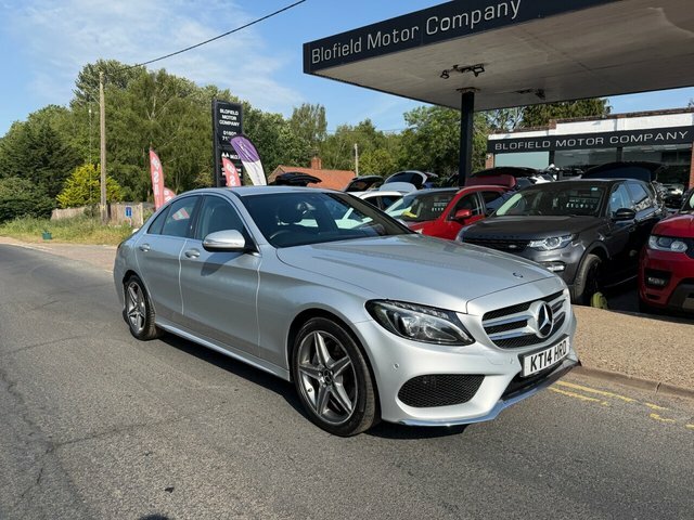 Mercedes-Benz C Class 2.1 C220 Bluetec Amg Line Saloon G-tron KT14HRD Silver #3