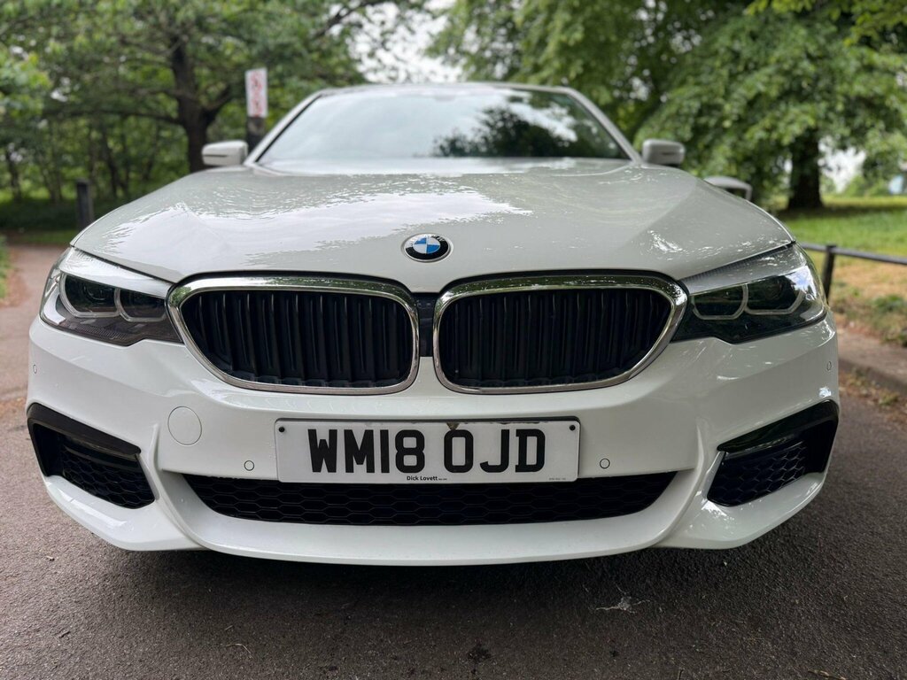 BMW 5 Series 2.0 520I M Sport Saloon Euro 6 S WM18OJD White #5