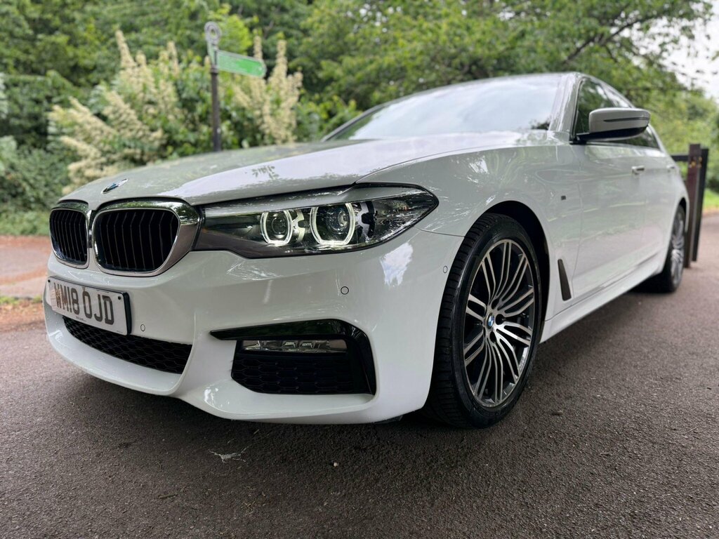 BMW 5 Series 2.0 520I M Sport Saloon Euro 6 S WM18OJD White #3